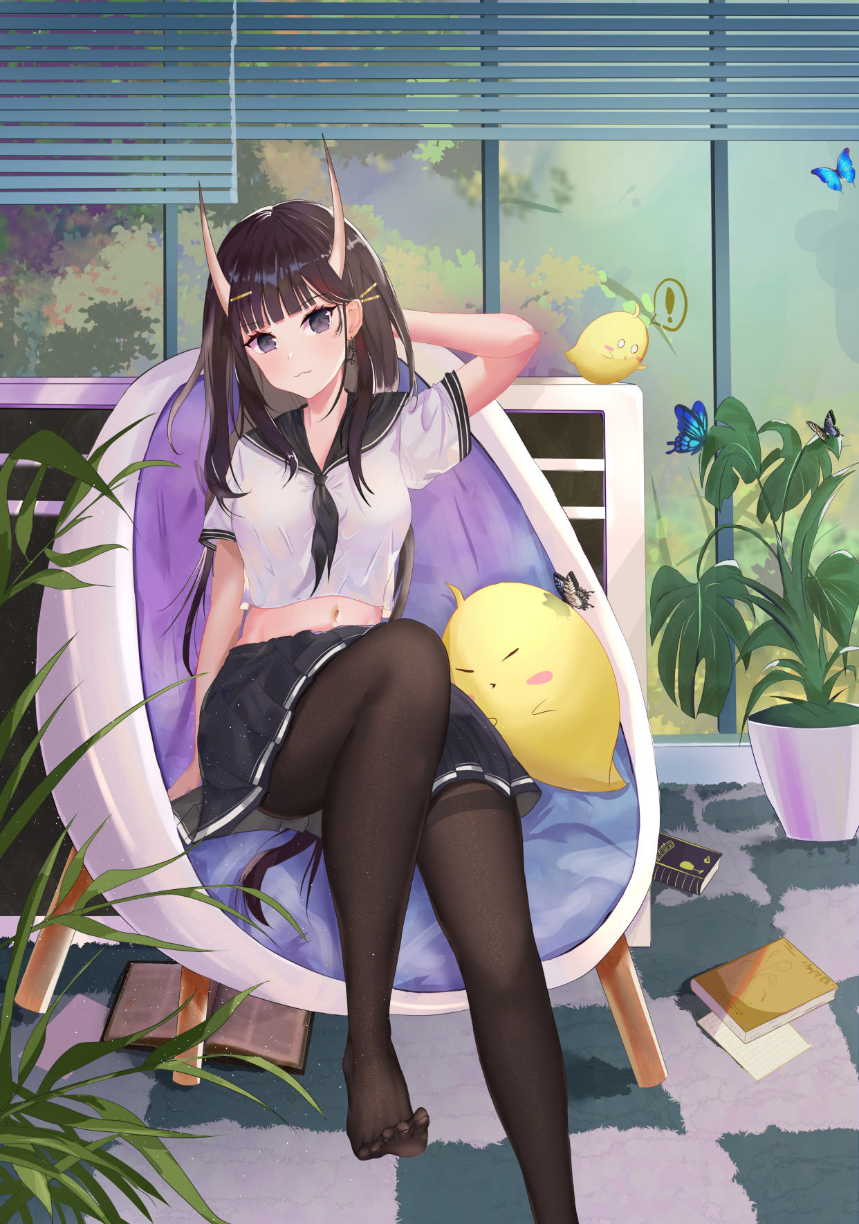 黛眉鹅颈秋波横