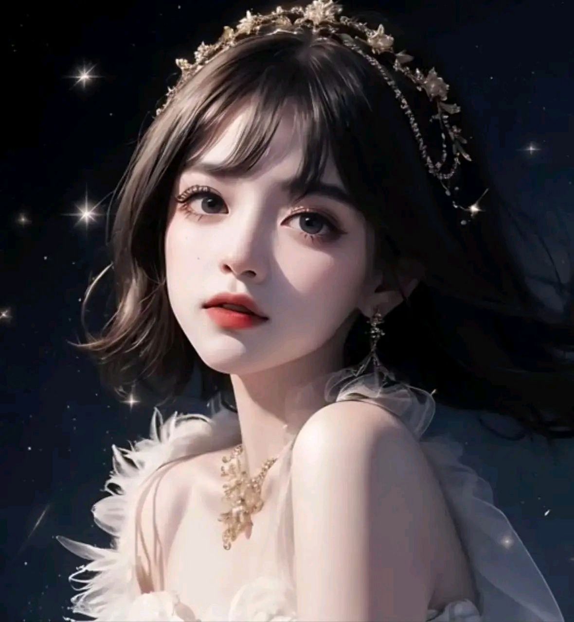 高冷暗色系女生头像