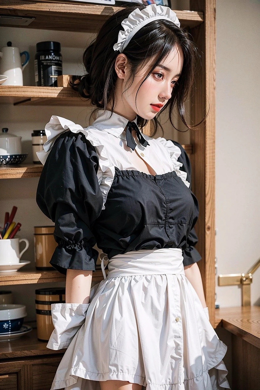 ai绘画美女 | 女仆小姐姐