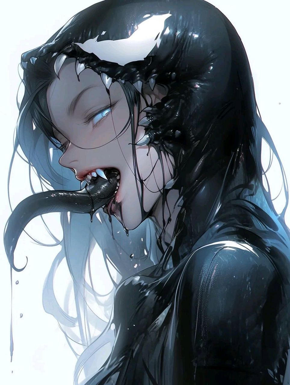 毒液少女 #ai绘画