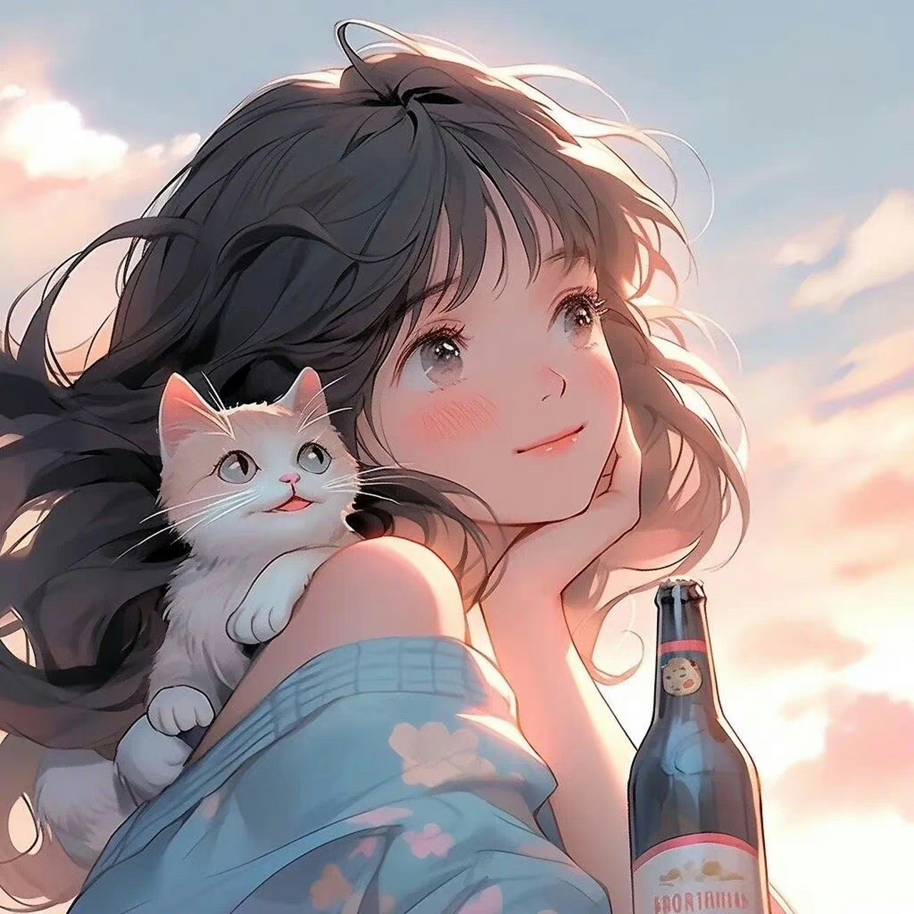 超级治愈的情侣头像,和心爱的他用起来[给你小心心]#头像# #情侣