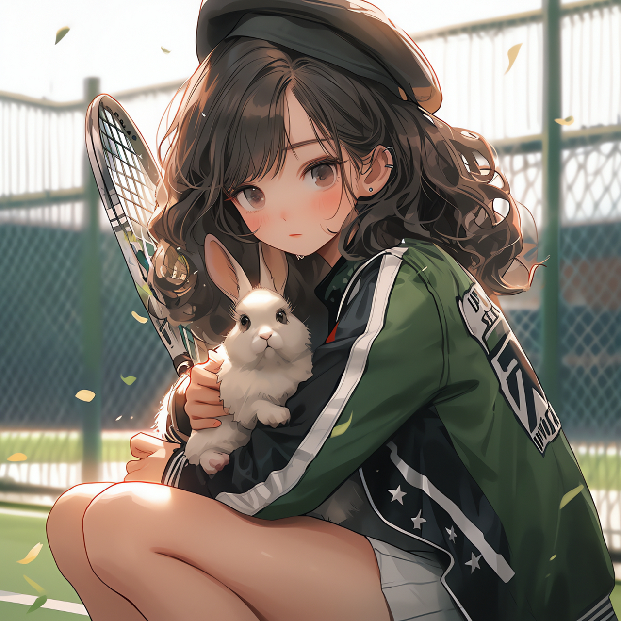 运动系女孩头像!