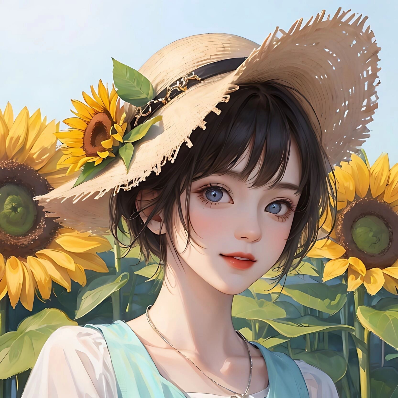 向日葵女孩:热爱漫无边际,生活自有分寸 #ai共创计划