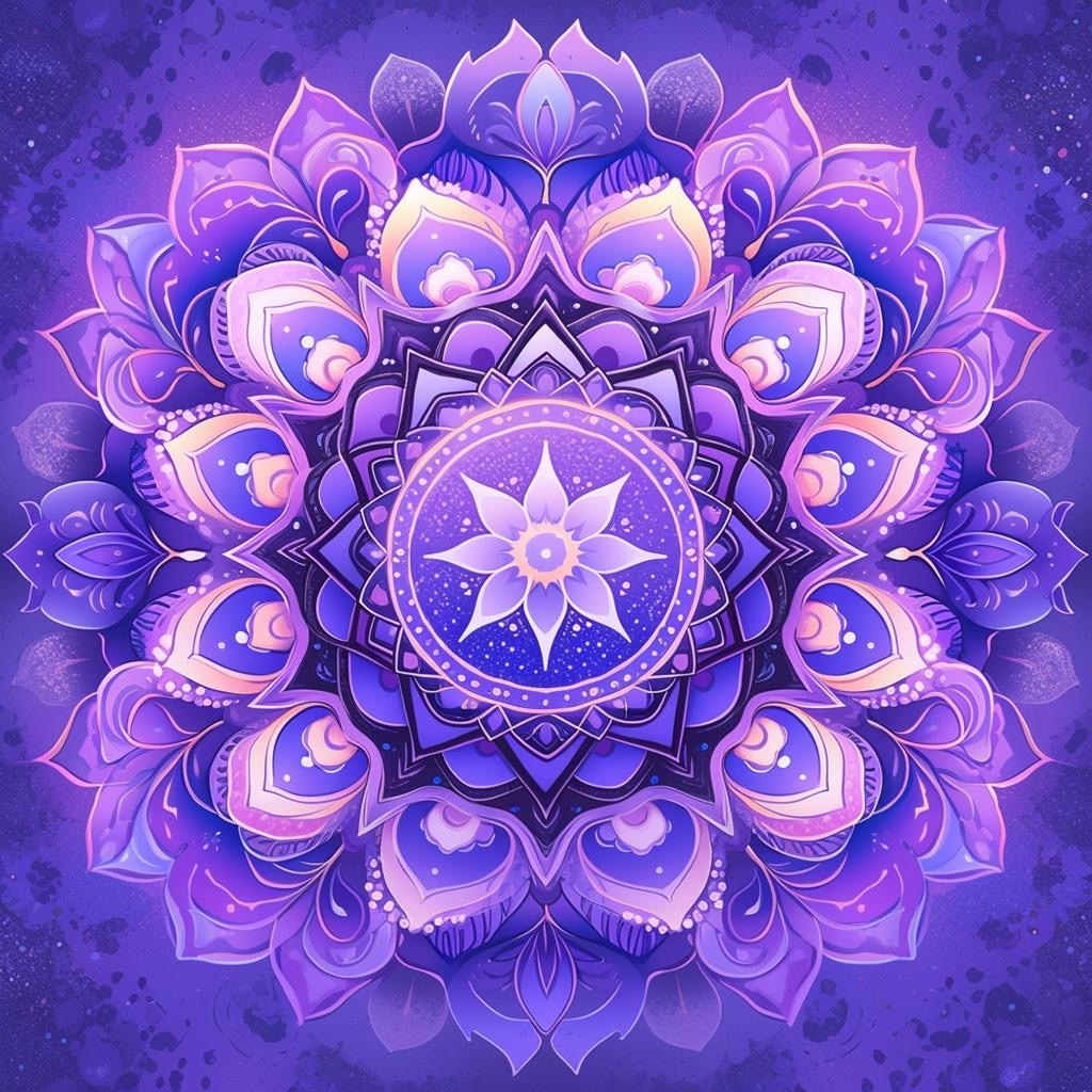 探寻紫色曼陀罗,唤醒内在创造力和灵性之旅!