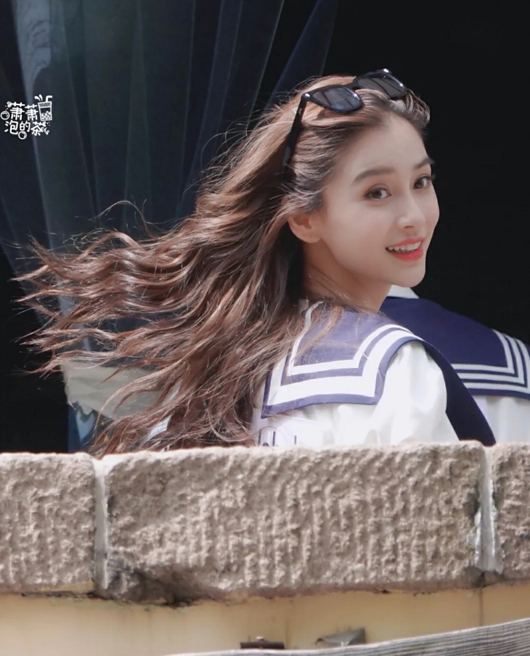 anglebaby跑男生图流出,这个回眸一笑惊艳了不少网友