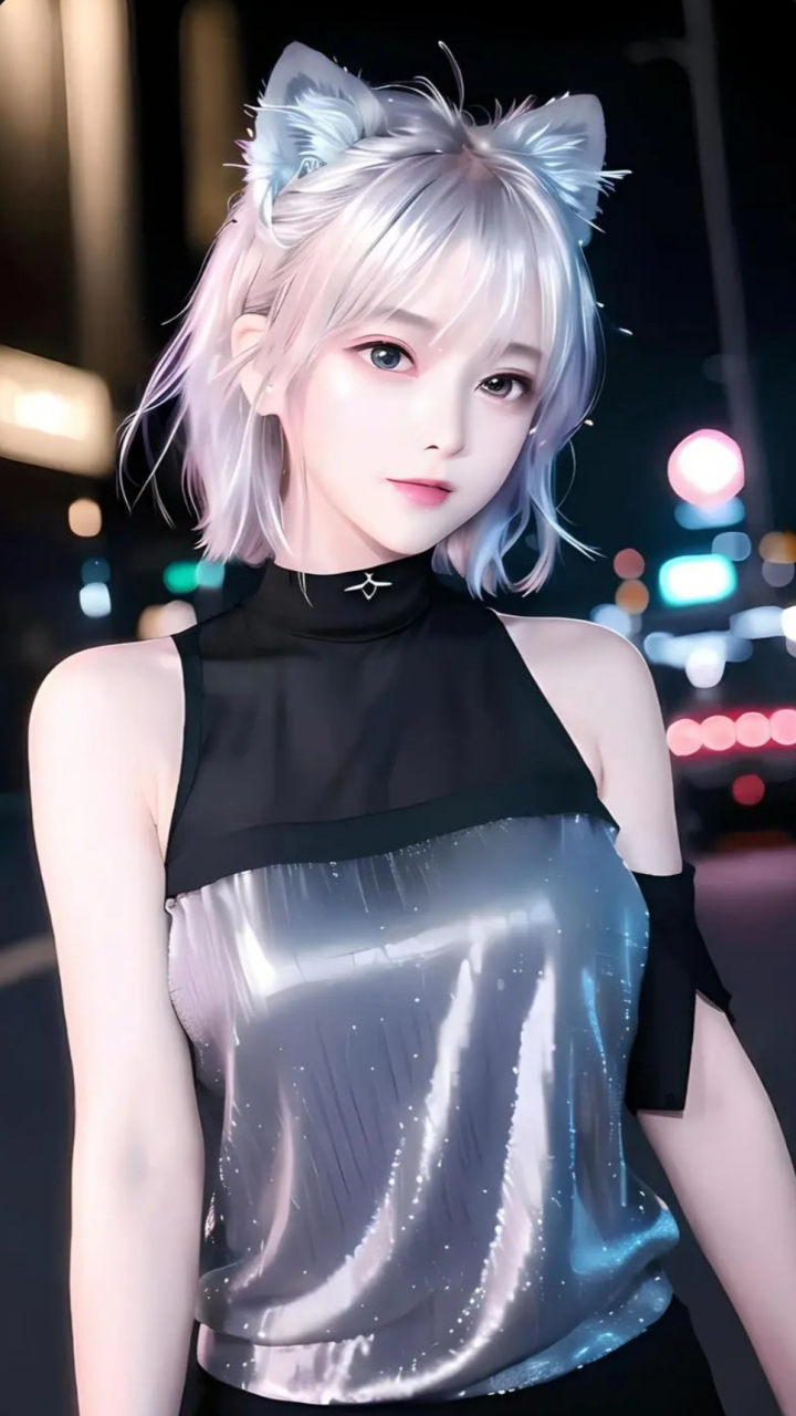 猫耳娘系列猫系女友#动漫