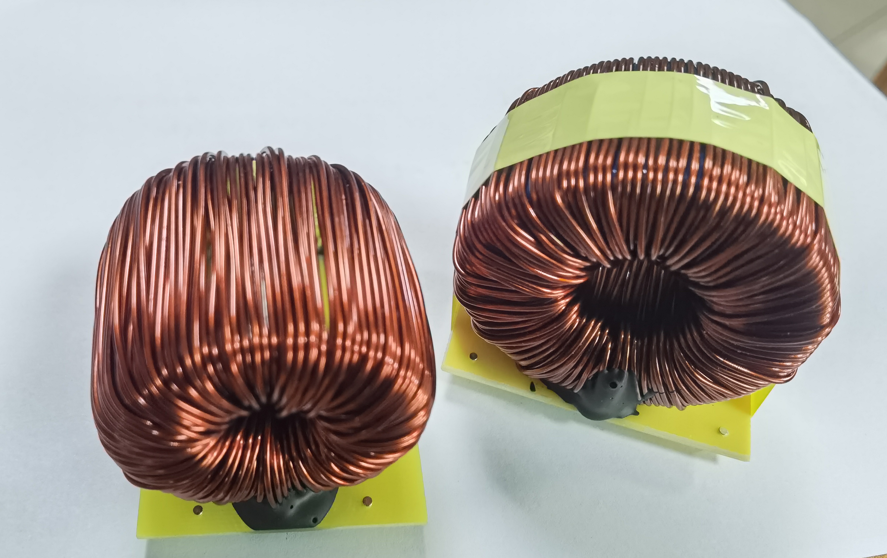 大功率磁环电感绕线方法