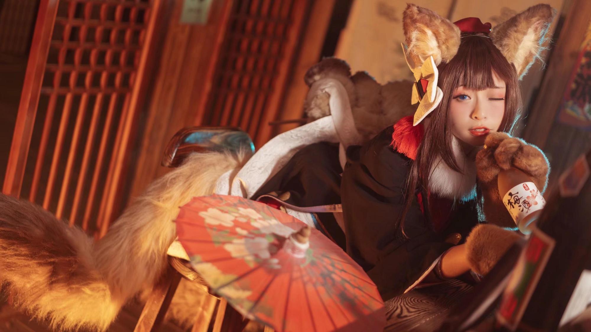 「阴阳师」cos:这个小姐姐cos的猫掌柜太好看了吧