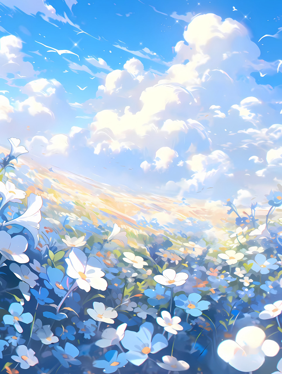 夏日的风景送给你 #二次元# #ai共创计划# #ai绘画