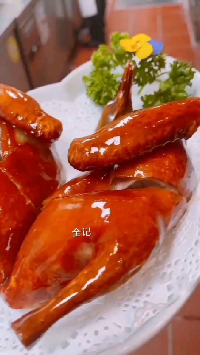 广式玻璃乳鸽#脆皮