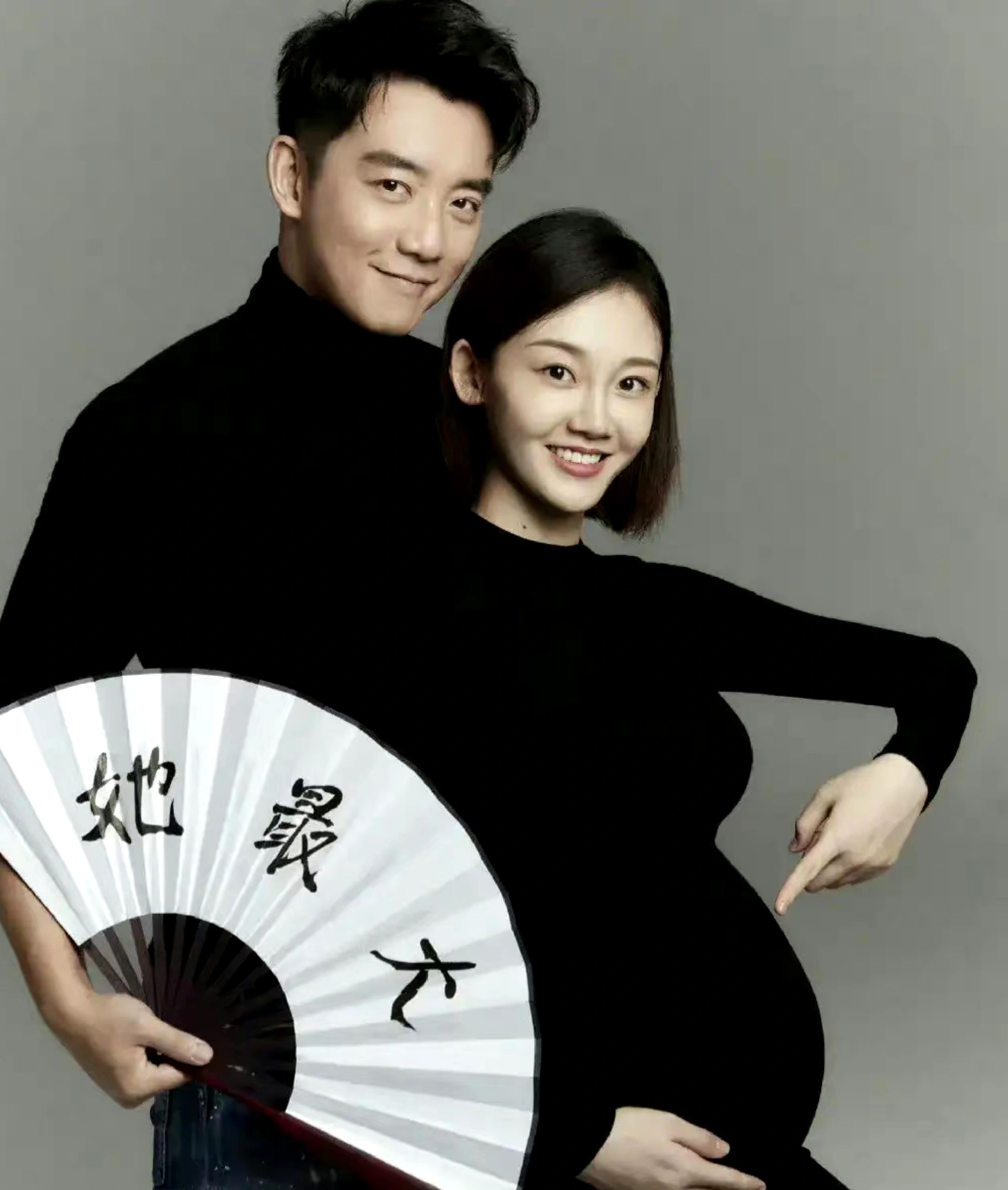 郑恺和苗苗的三胎宝宝满月了!