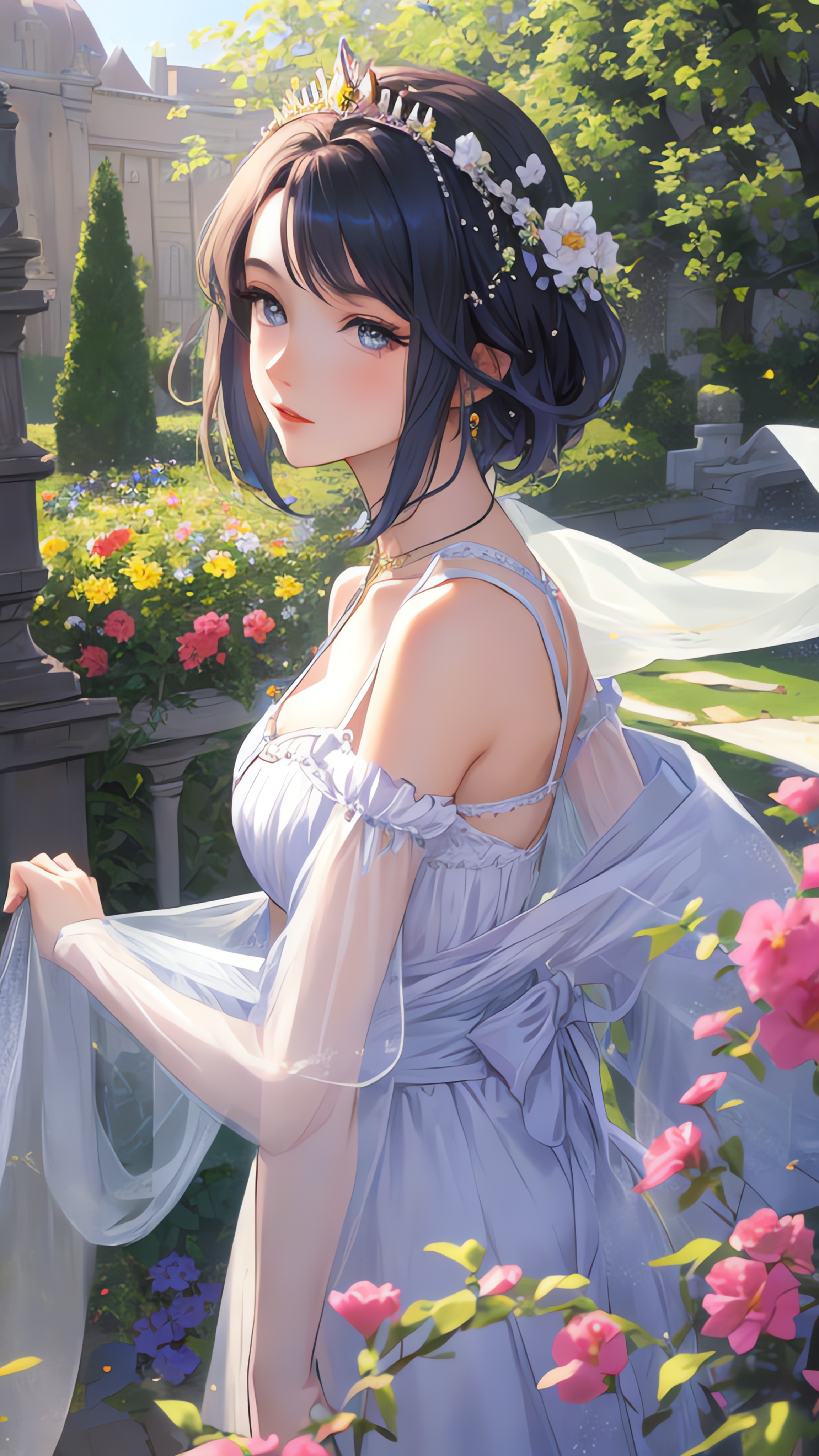 唯美少女创意绘画