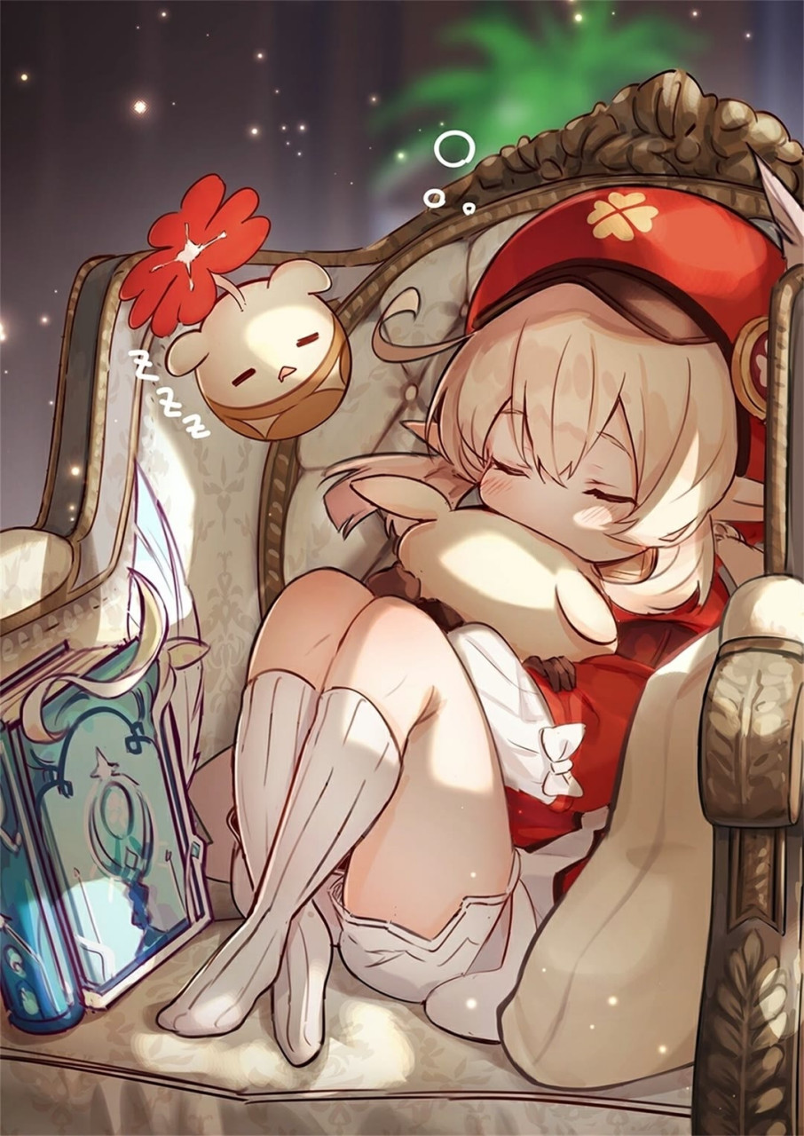 睡着的可莉好可爱