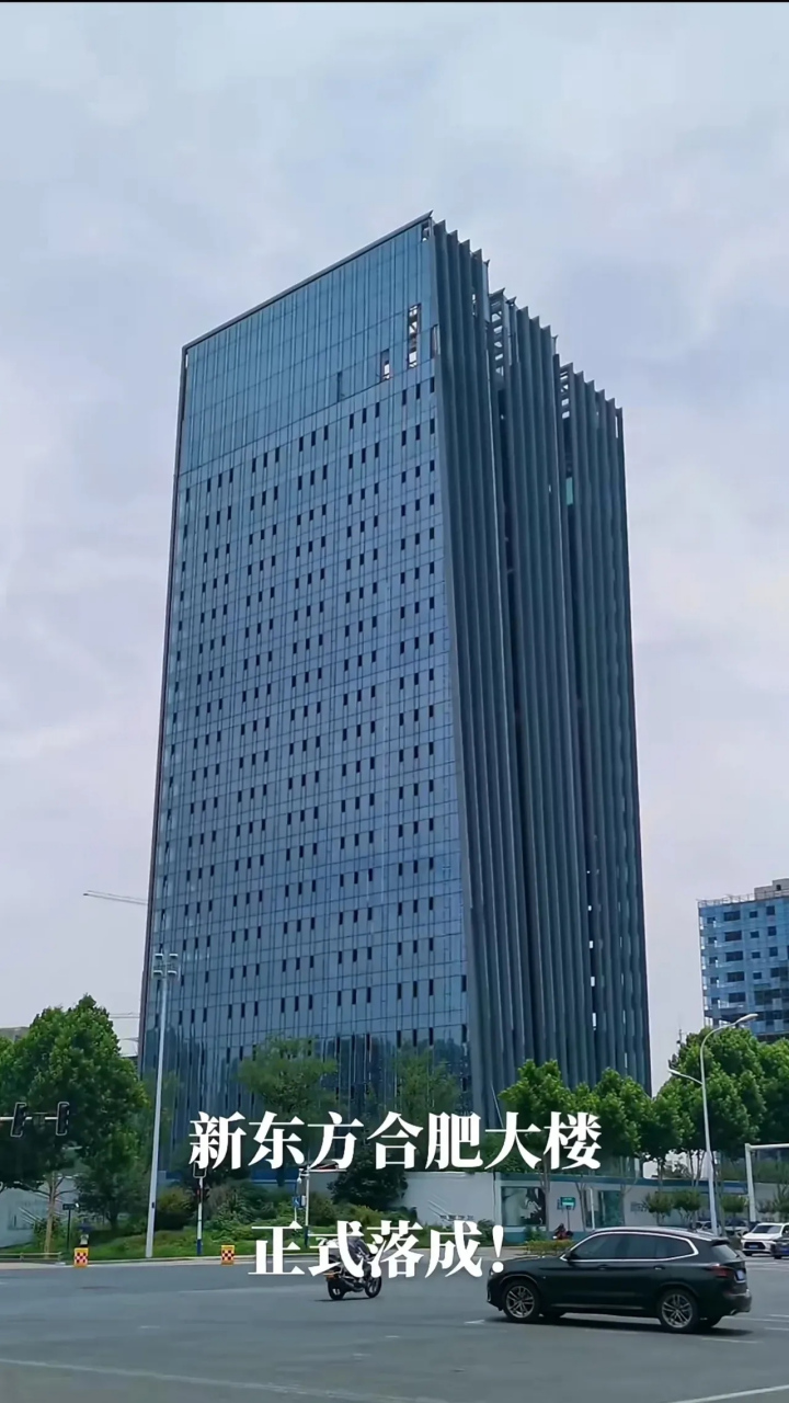 非常激动地告诉大家,新东方在合肥的大楼已经落成啦!