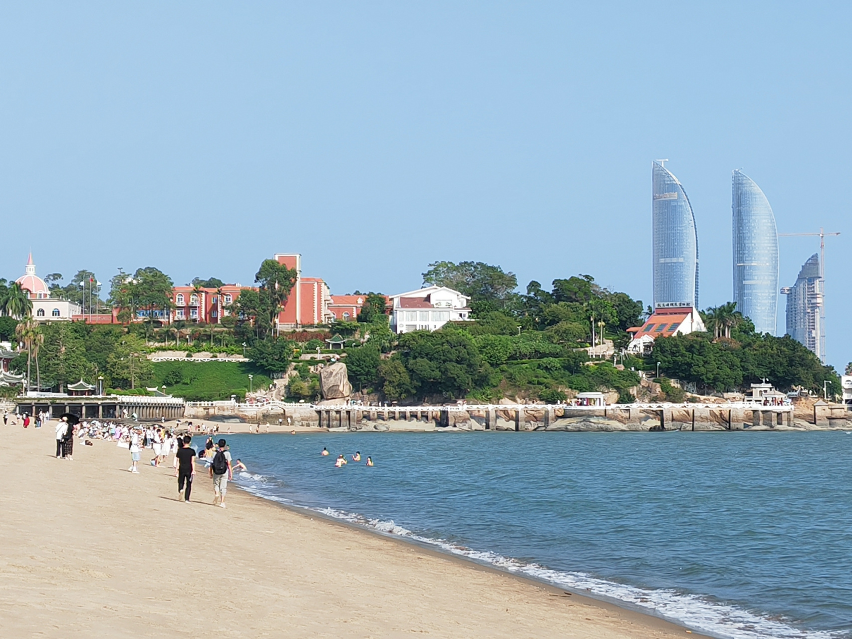 【厦门鼓浪屿三大海滨浴场之港仔后海滨浴场】  厦门鼓浪屿,福建旅游