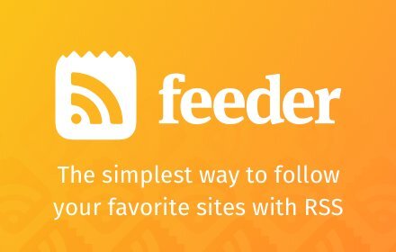RSS Feed Reader- 一个简单的本地浏览器RSS插件