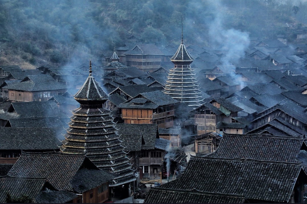 从江侗寨|浪漫风雨桥 多情八角楼