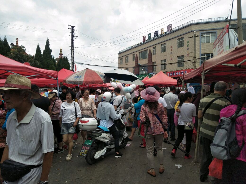 周末来昆明小板桥赶集,体验最热闹的"乡街子",别有一番滋味