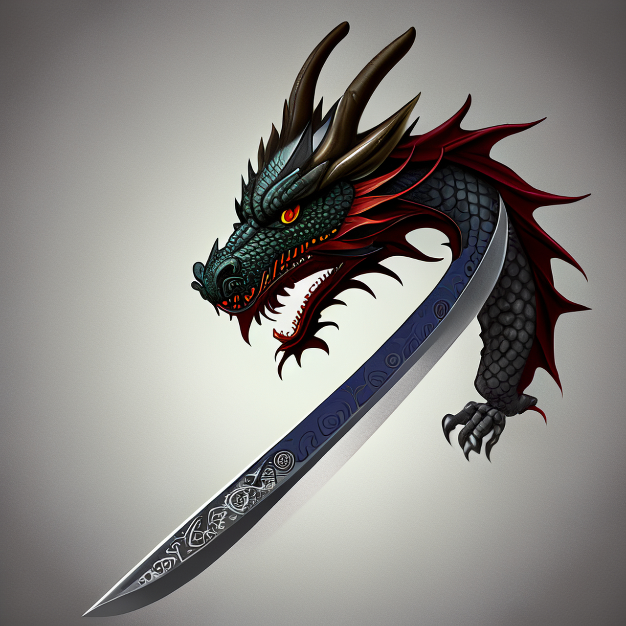 百度ai绘图黑科技#   让百度ai黑科技绘制出 【倚天剑   屠龙刀】