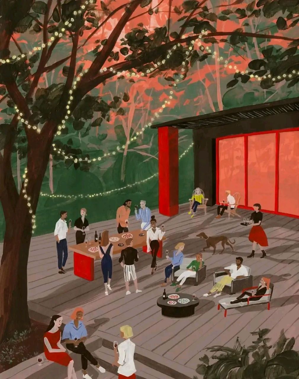 日本插画师yukiko noritake北岛由纪子 #绘画欣赏