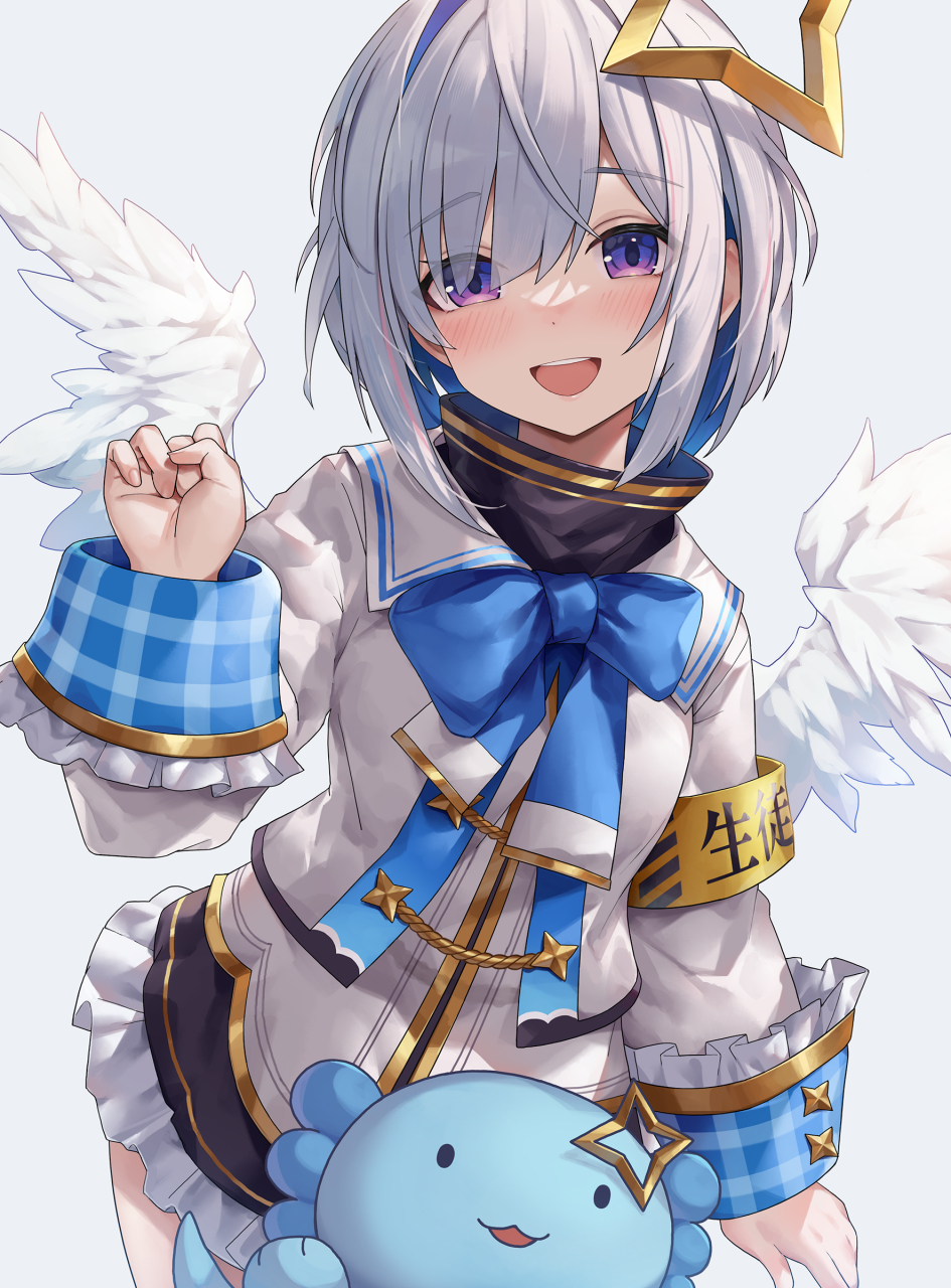 天使萌妹天音彼方 画师:kaguya#百度秋冬打卡挑战赛# #我爱二次元