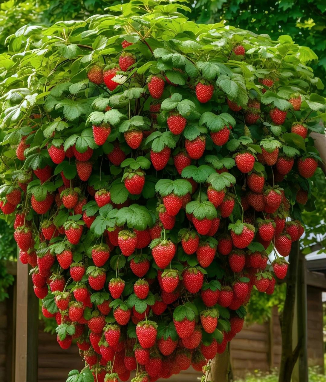 草莓是长在树上的?