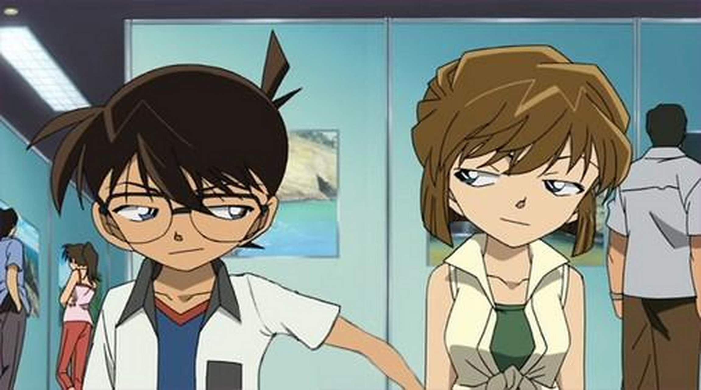 柯南和灰原哀吻上了!