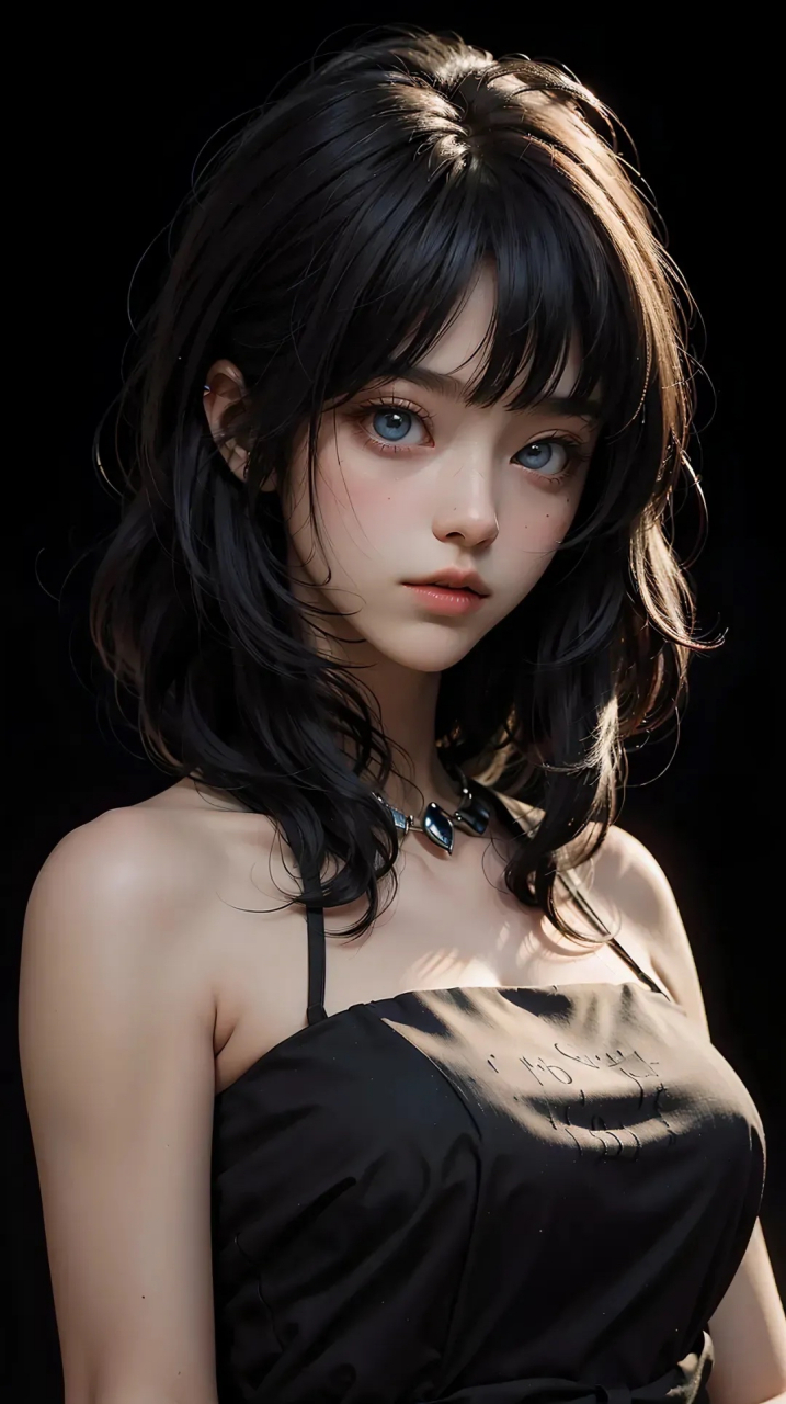 你喜欢长刘海的女孩吗? #动漫壁纸
