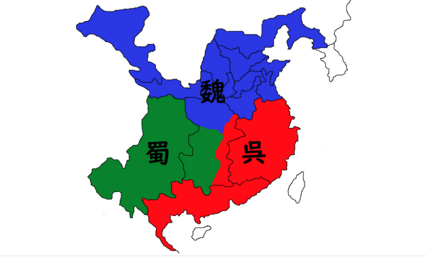 蜀汉地图高清图片