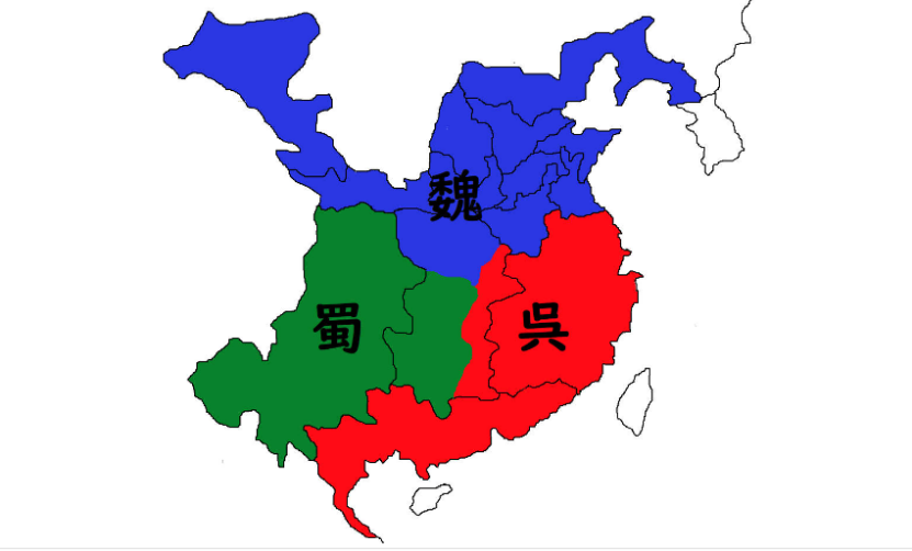 三国蜀汉地图图片