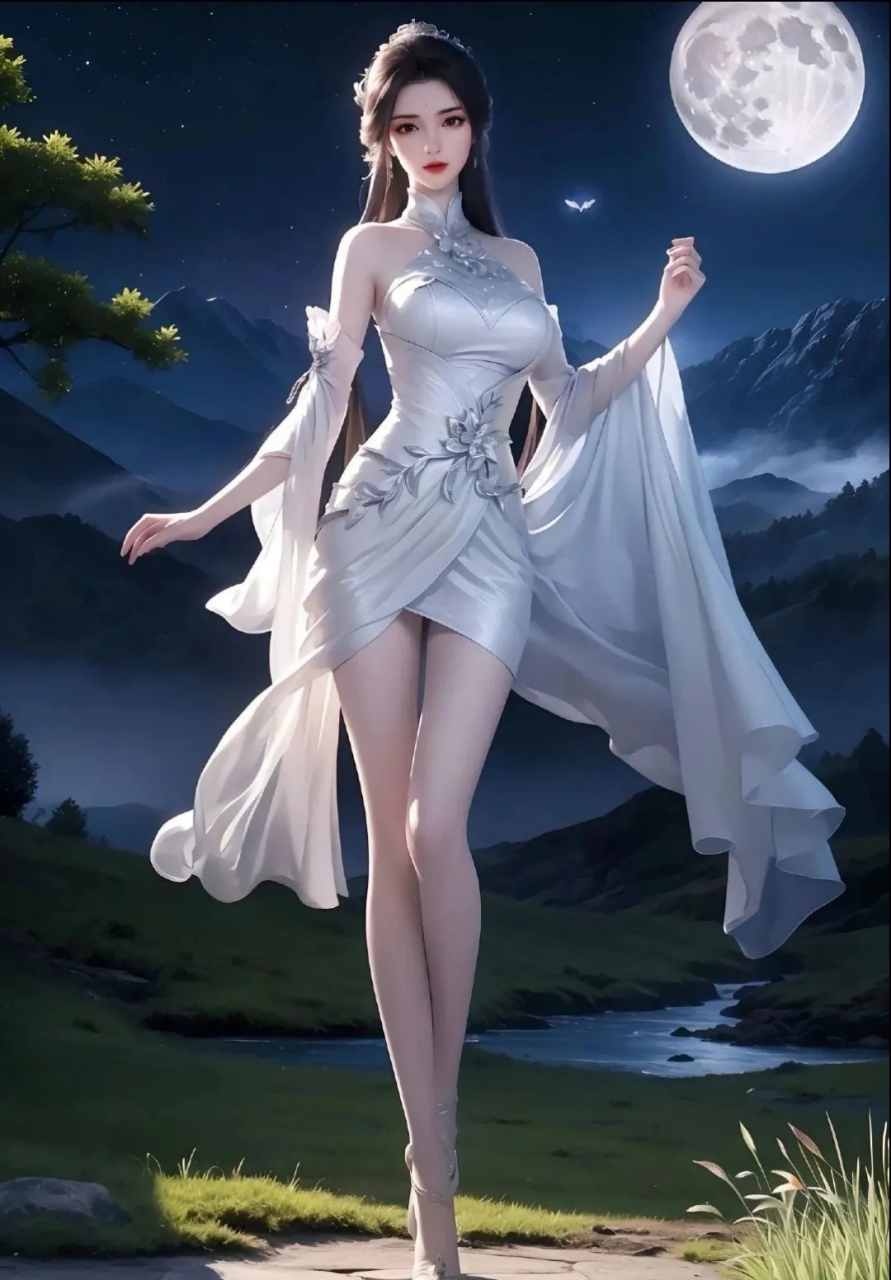 美图分享#月婵～星空倩影  (二)