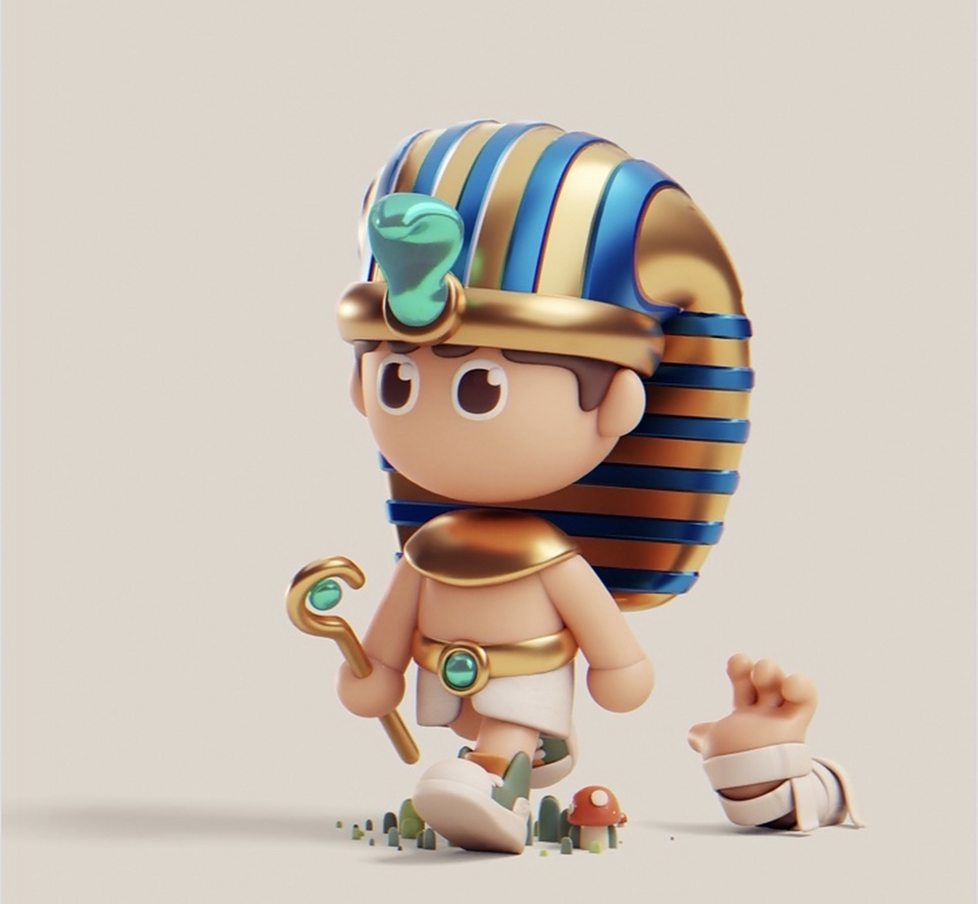 听说这个法老头像有人要花20万购买?这东西这么值钱吗?