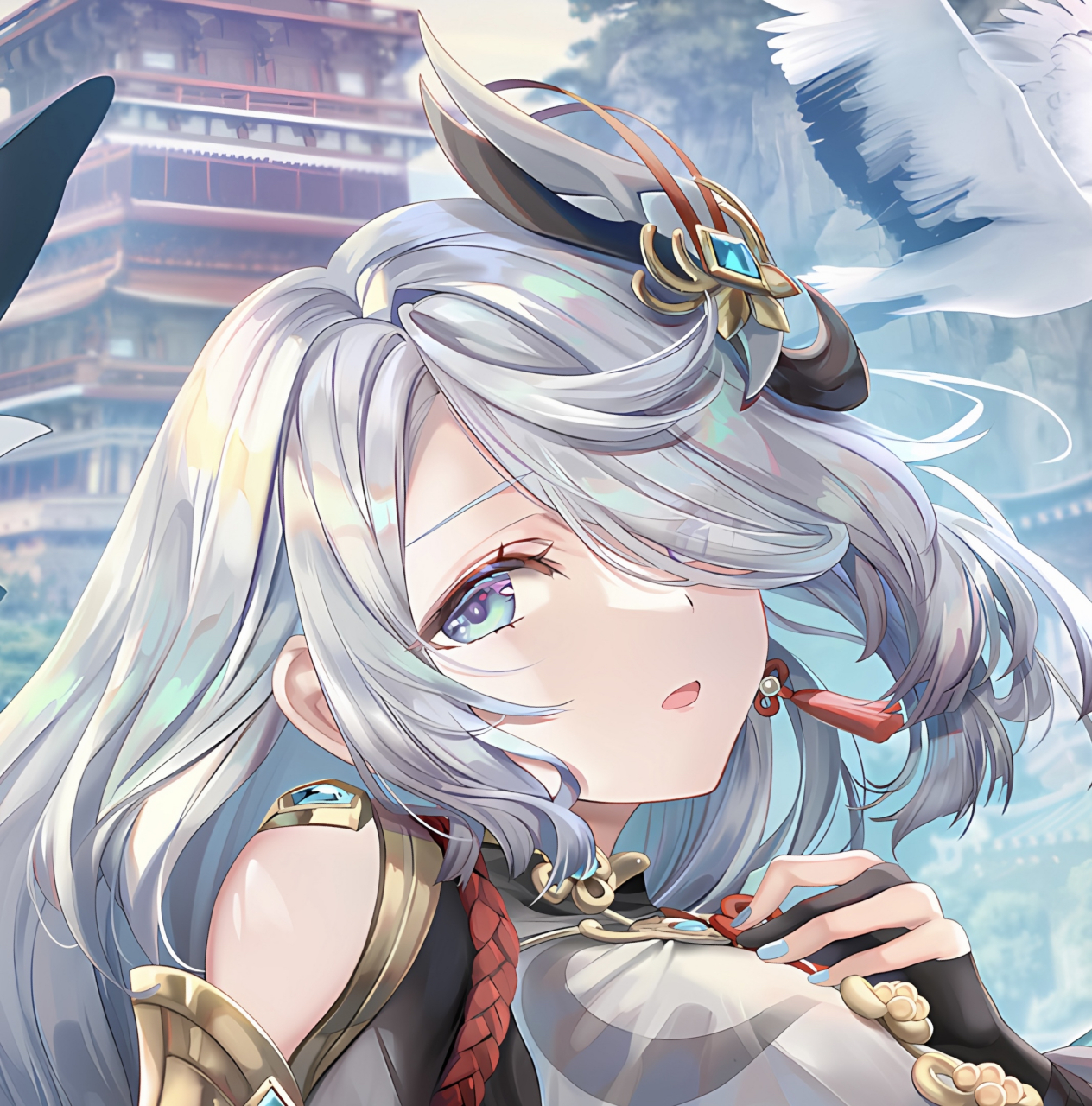 torino-申鹤 (头像,电脑桌面,手机壁纸)#torino# #原神# #申鹤# #二