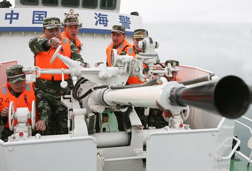 中国人民武装警察部队海警总队 - 绝不允许中国领海丢失一寸!