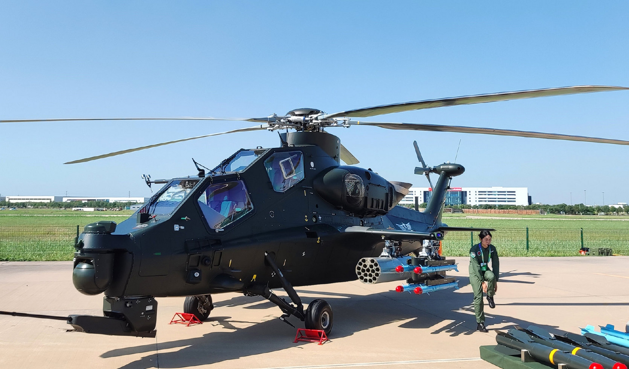 2023天津直博会,中国陆军直升机的四大金刚,直8l,直10,直19,直20都来