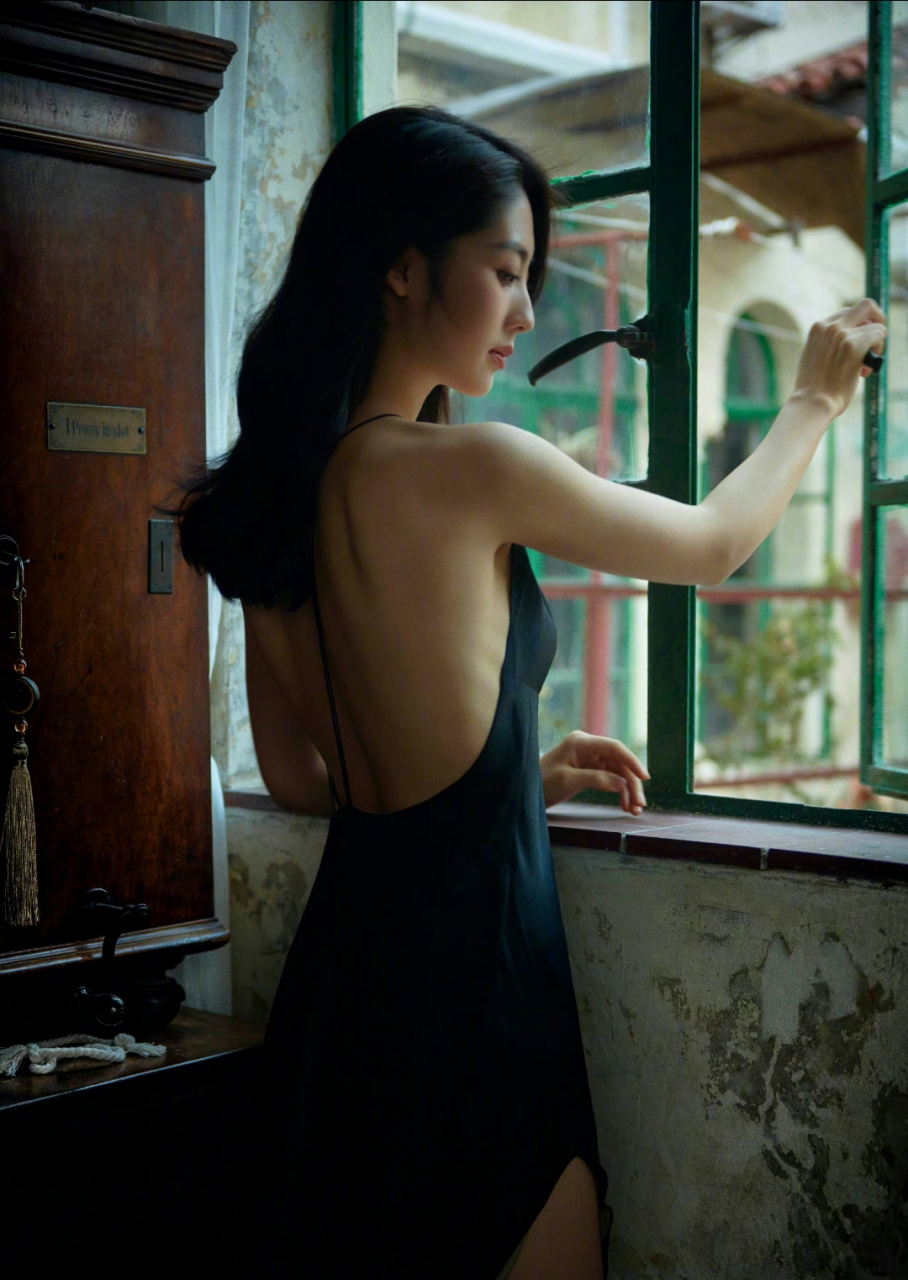 邢菲《男人装》三月刊封面,邢菲的背好美!#邢菲的背