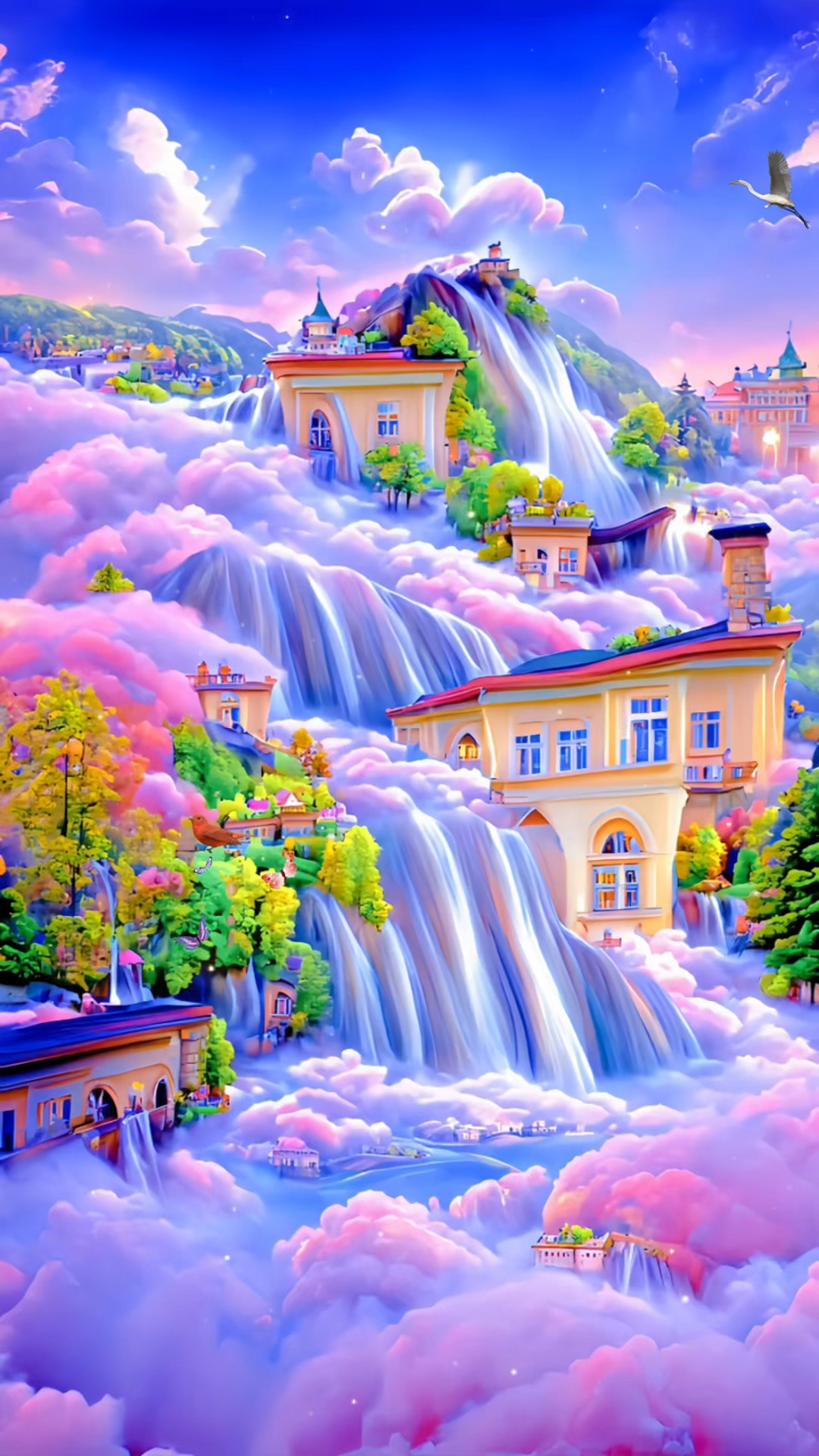 这美美的景色人间仙境啊