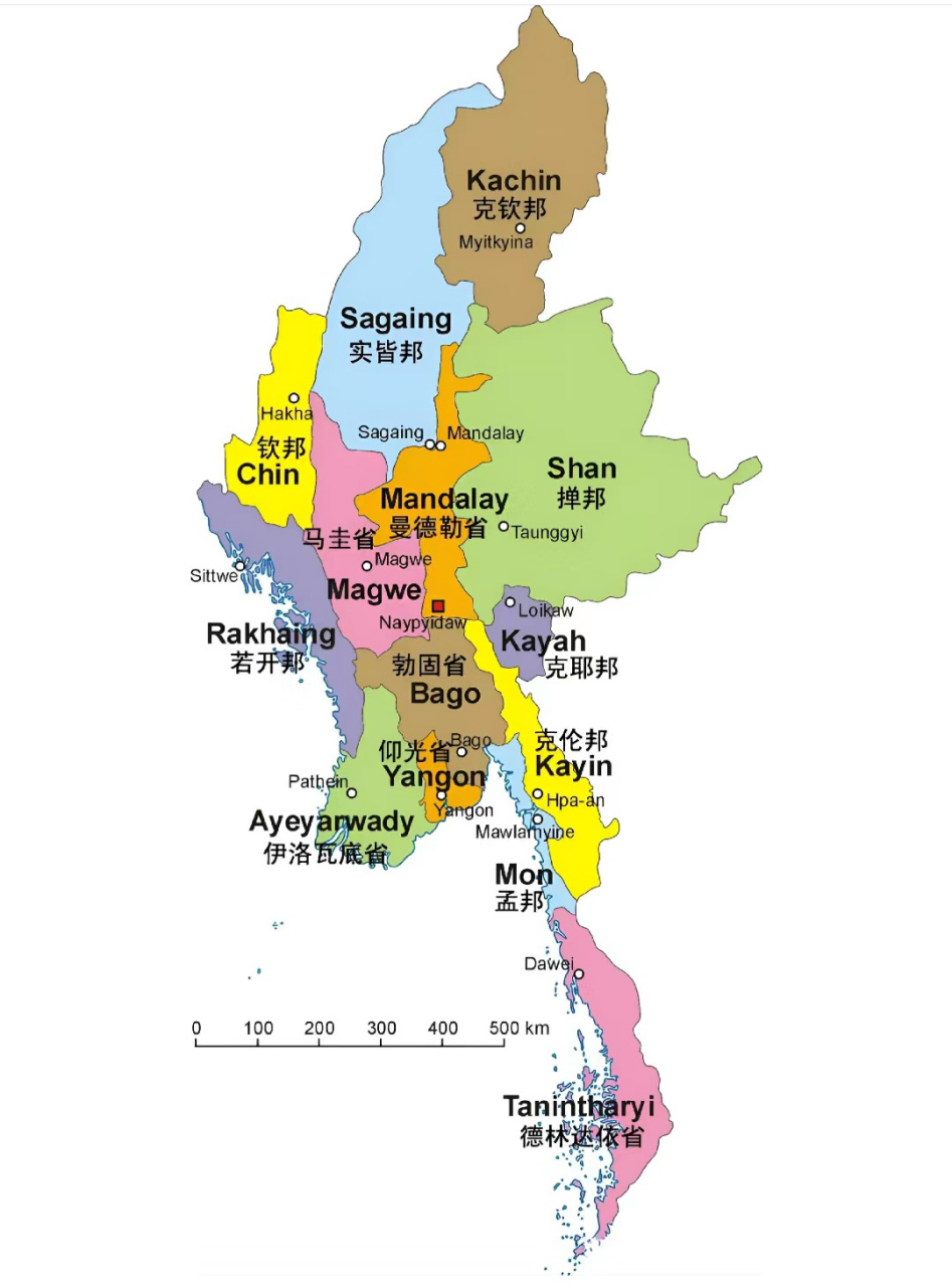 中南半岛的民族关系也太复杂了,六个国家总面积227万平方公里的中南