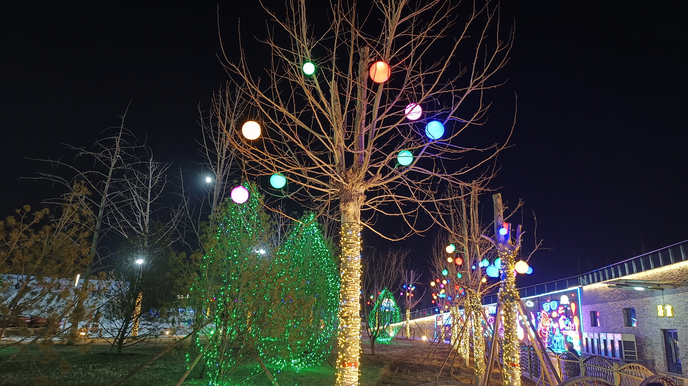 晋阳湖滑雪图片