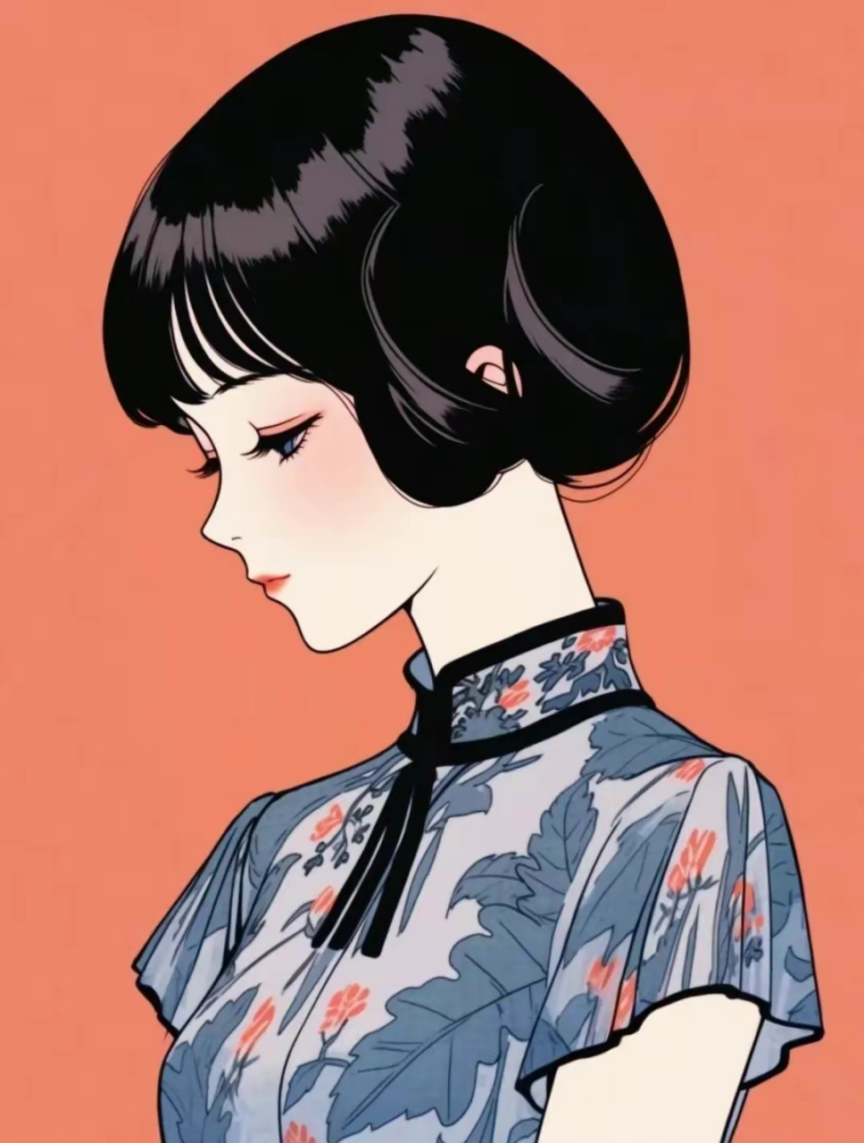 民国旗袍少女头像,各个温婉动人 #乐享周末分享吧