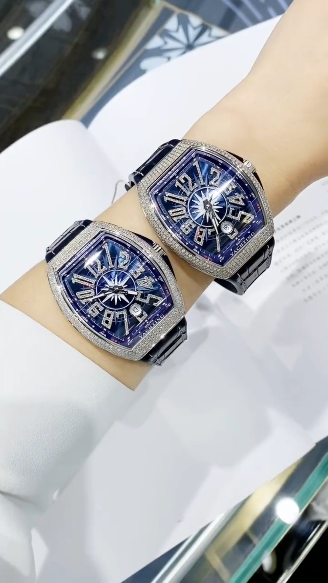 法兰克穆勒 v41 游艇腕表精美绝伦,上手备显与众不同优雅美感-度小视