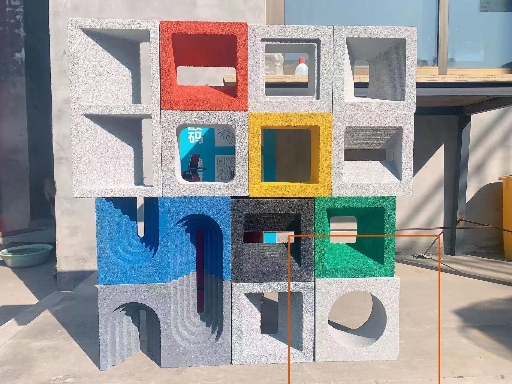 新型隔断墙材料柜台 商场 酒吧 超市均可装修#淄博成五一旅游新顶流