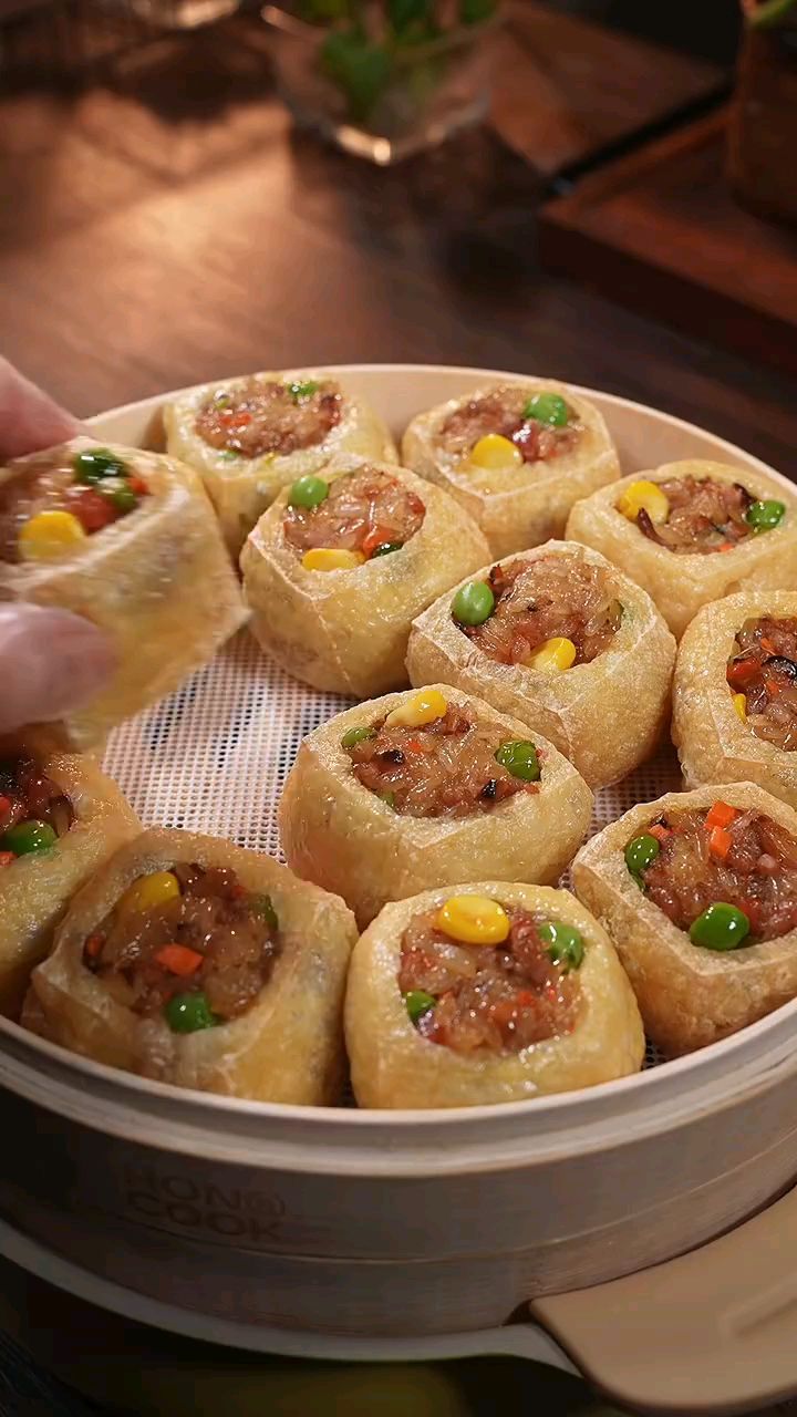 糯米粉酿豆腐!好吃