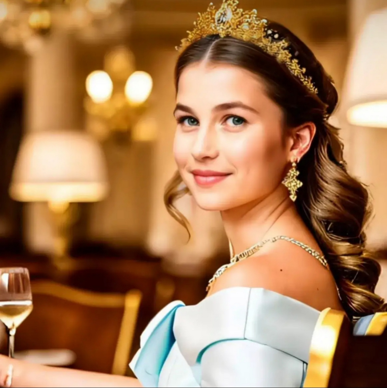 这届网友太有才了,她们使用ai生成了英国夏洛特公主长大后的样子,眼神