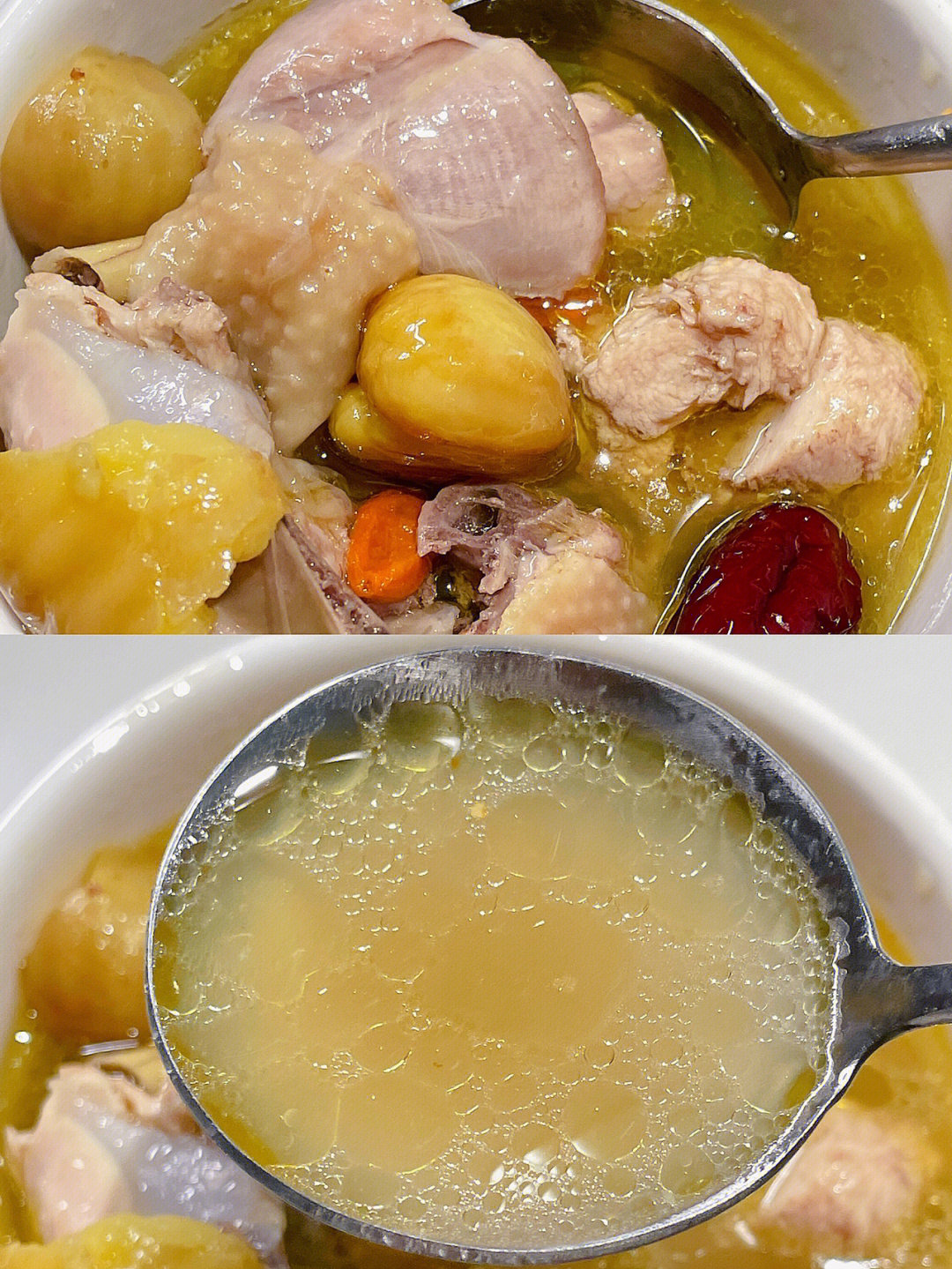 板栗煲鸡汤