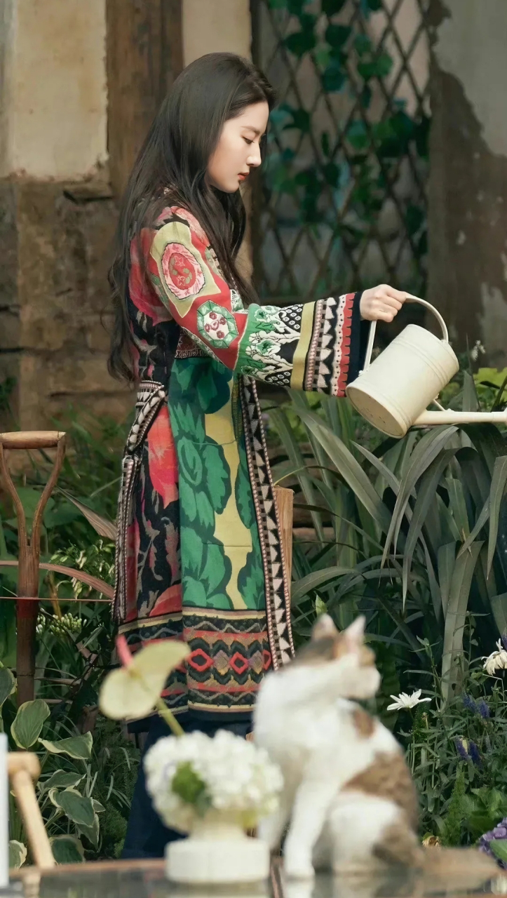 刘亦菲民族风造型#明星出圈的穿搭# #娱乐大赏# #年轻时极为貌美的女