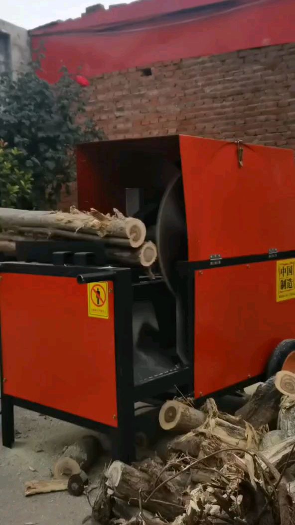 小型断木锯 家用锯柴机 小型自动断木锯 二相三相电都可以使用-度小视