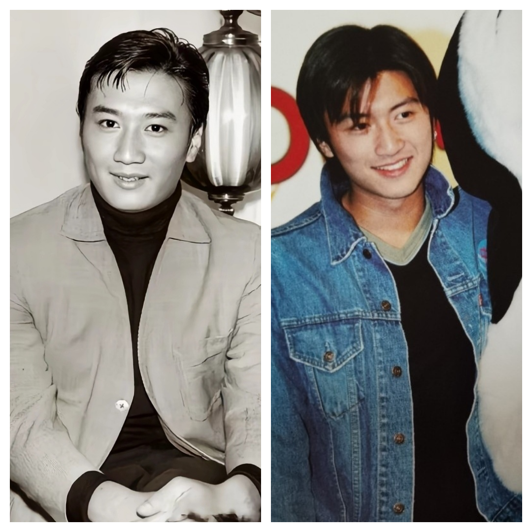 谢霆锋长得很像他爸爸谢贤年轻时的样子