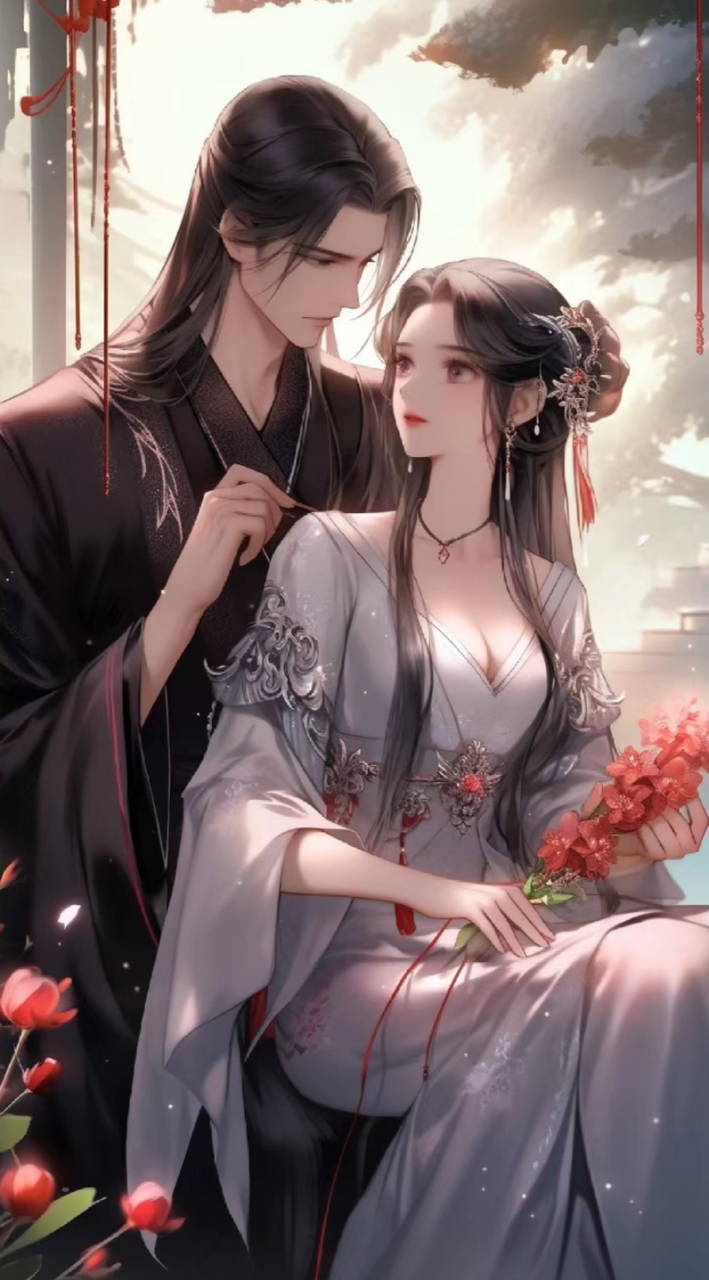 古风情侣图:愿得一心人,白头不相离