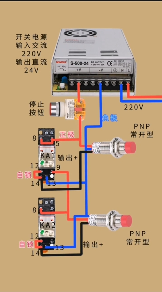 磁性接近开关原理图图片